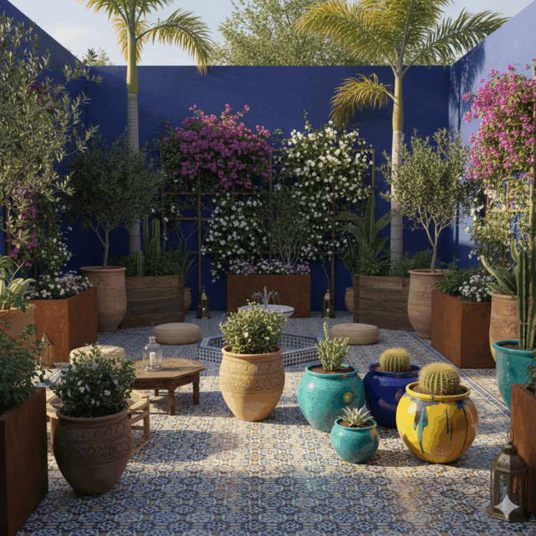 Jardinières au Maroc : guide complet pour bien choisir, installer et décorer